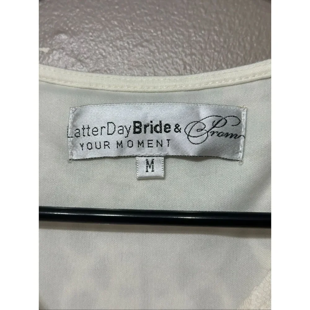 Latter Day Bride & Prom Your Moment Lace Long Sleeve Modest Dress Women's Medium